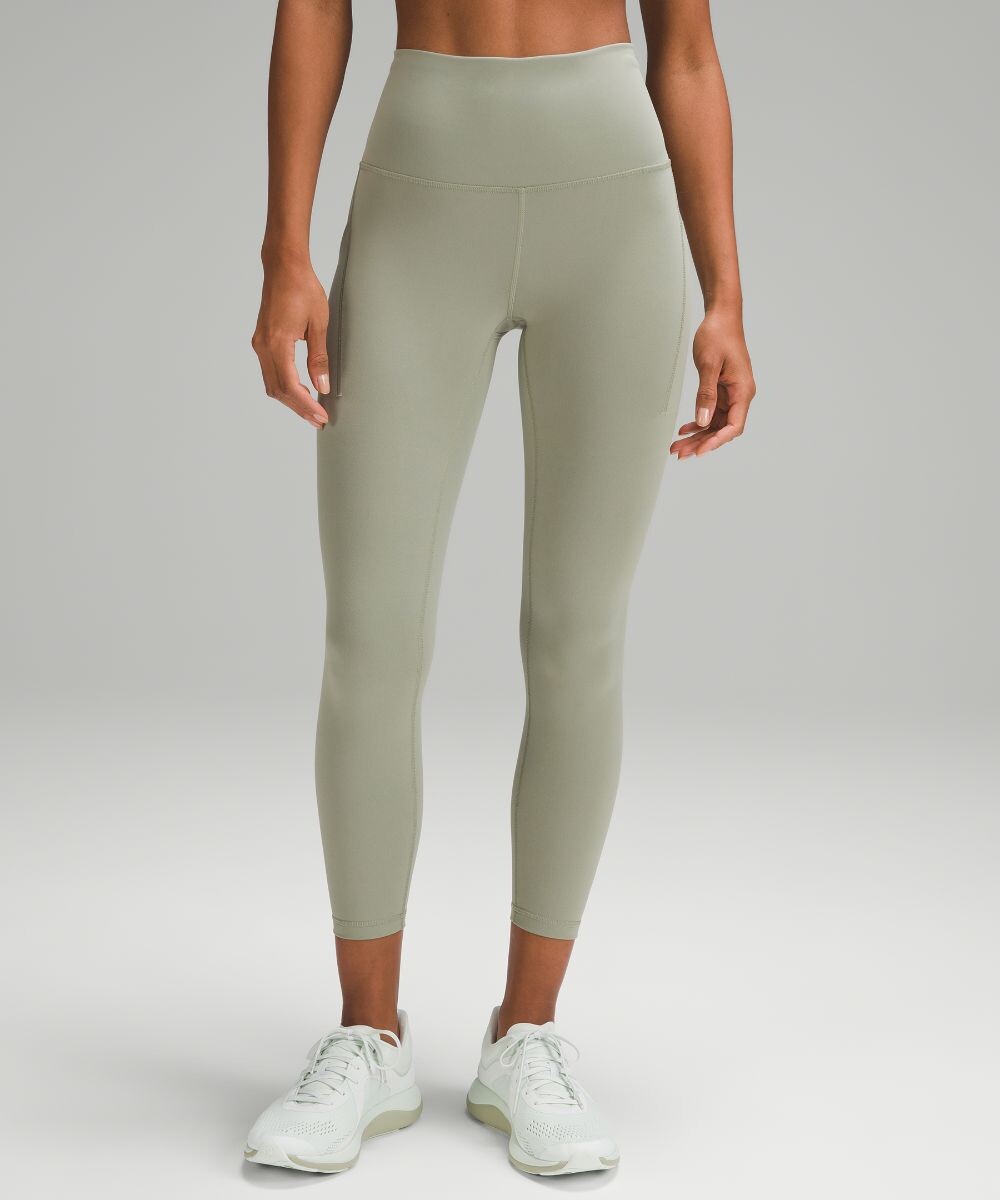 

Высокие леггинсы с карманами Wunder Train Lululemon
