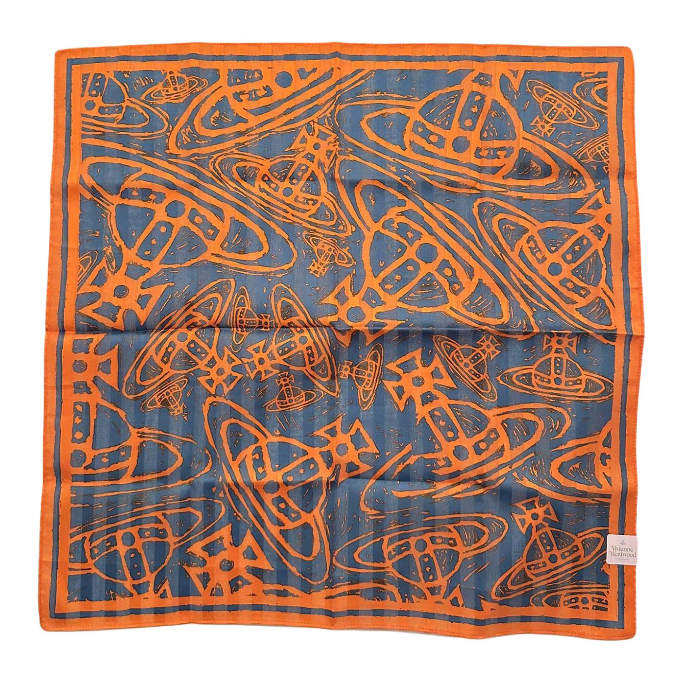 

Vivienne Westwood Шелковый шарф унисекс оранжевый, Orange