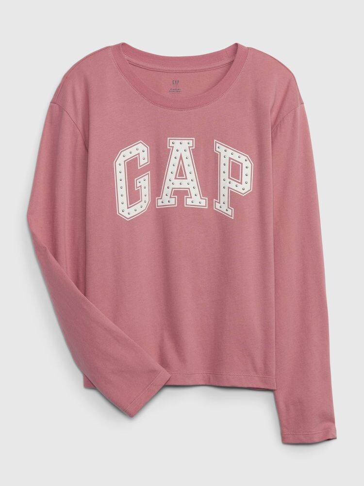 

Детская футболка с логотипом Gap, розовый