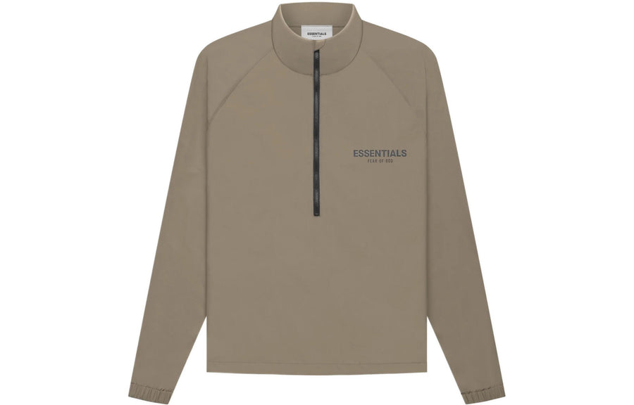 Куртка Fear of God Essentials FW21 Half Zip Track Jacket Harvest — фото 2