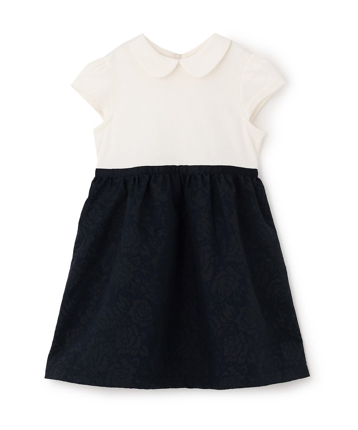 Жаккардовое платье для переодевания Petit main, Navy blue