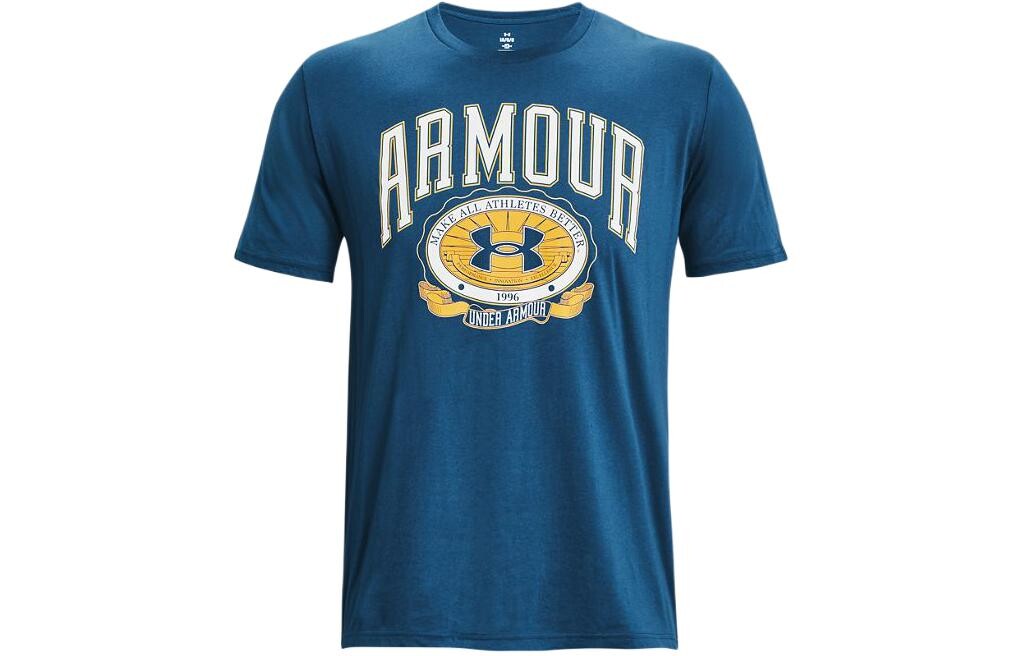 

Футболка Collegiate мужская темно-синяя Under Armour, темно-синий