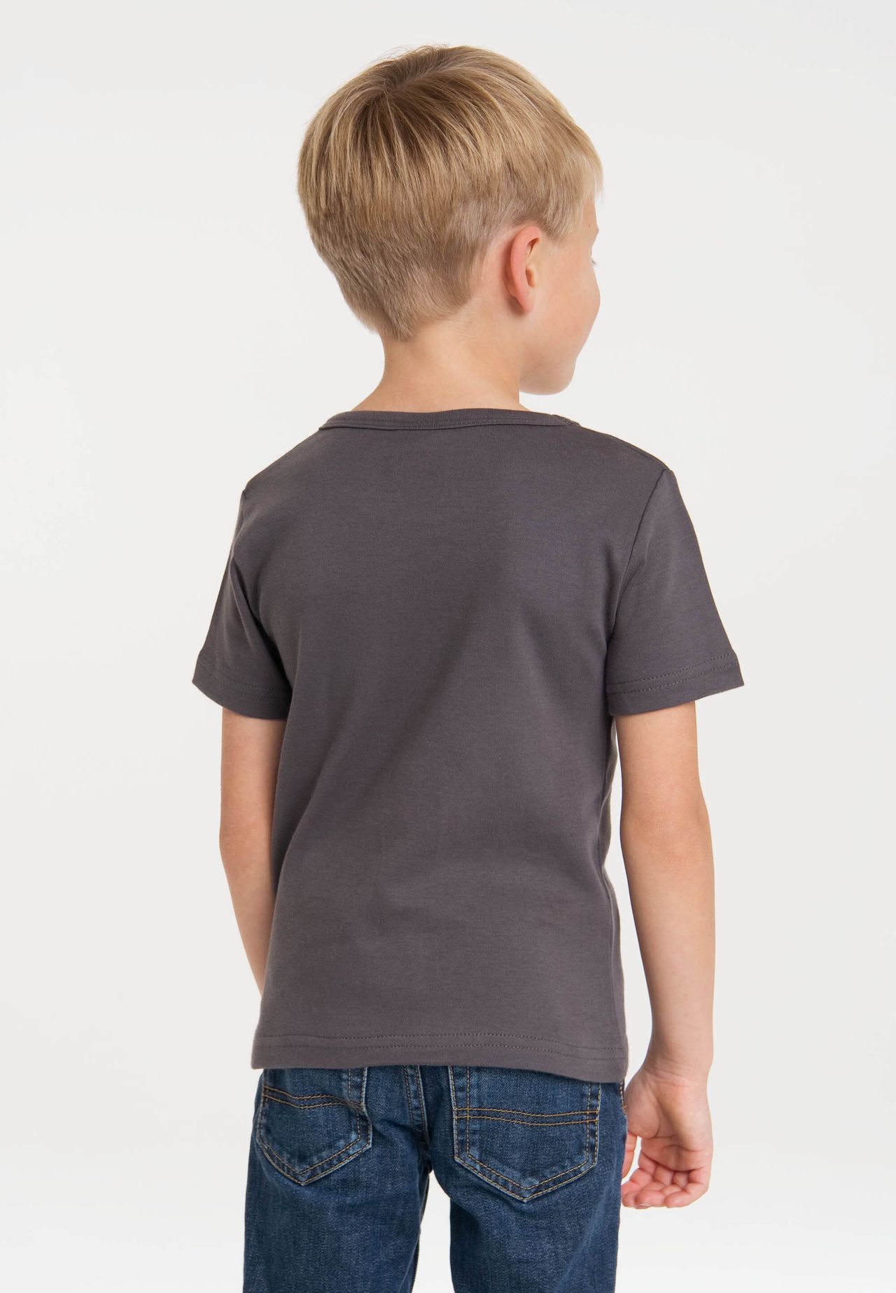 Футболка Детская Астерикс - Le Gaulois LOGOSHIRT, серый — фото 4
