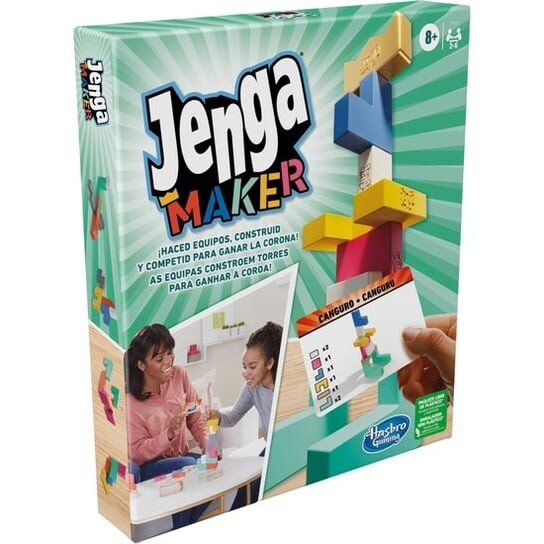 

Hasbro Juegos Jenga Maker +8