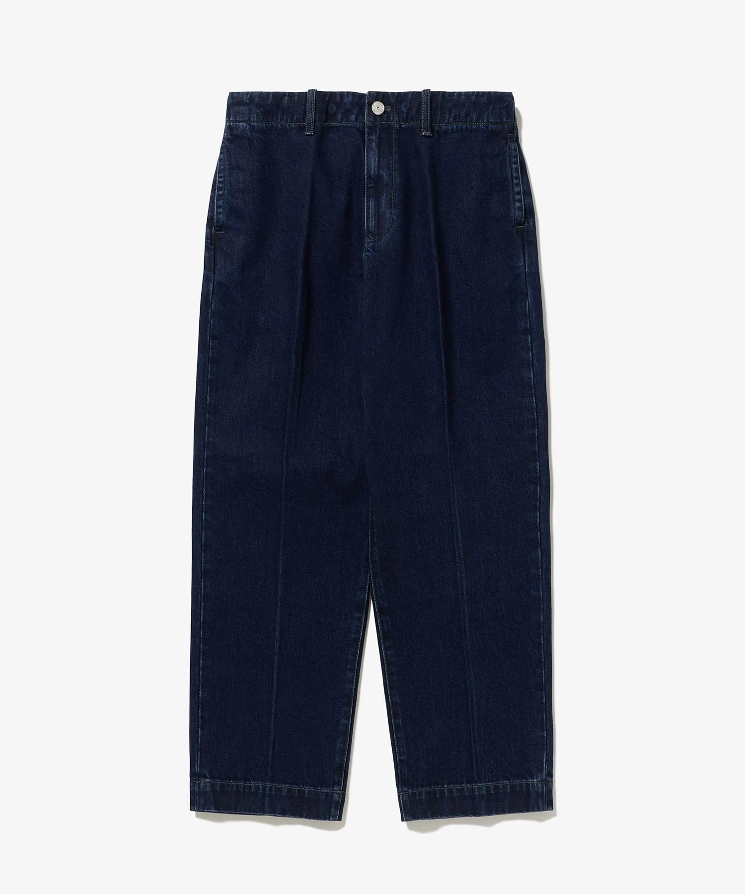 Рабочие брюки из денима со складками LACOSTE, Indigo Blue — фото 2