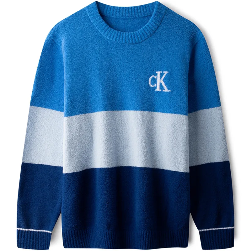 Пижамная блузка унисекс Calvin Klein, LSC-Lake Blue Multicolor