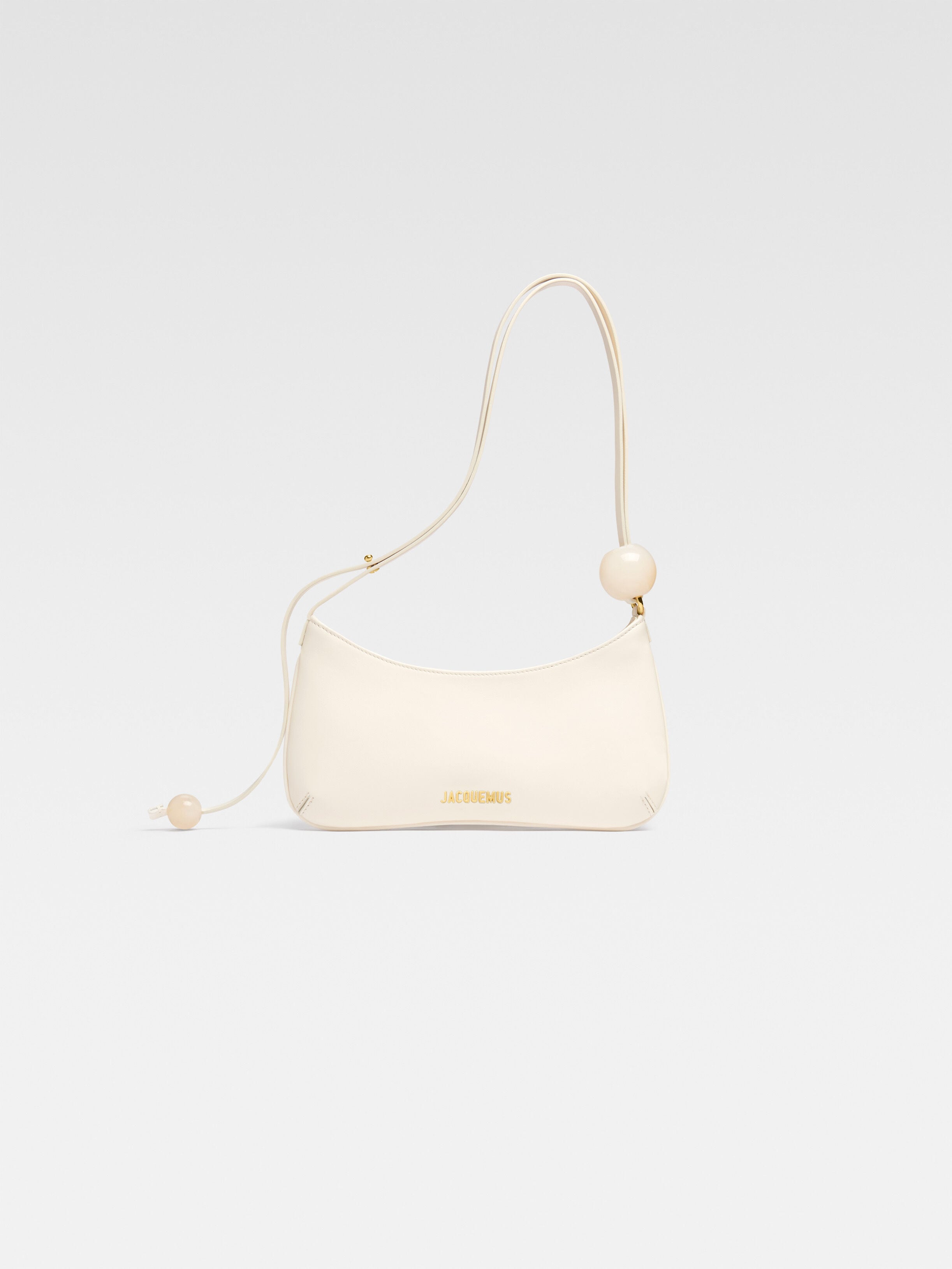 

Сумка через плечо с бисером JACQUEMUS The Bisou Perle, слоновая кость, Бежевый, Сумка через плечо с бисером JACQUEMUS The Bisou Perle, слоновая кость
