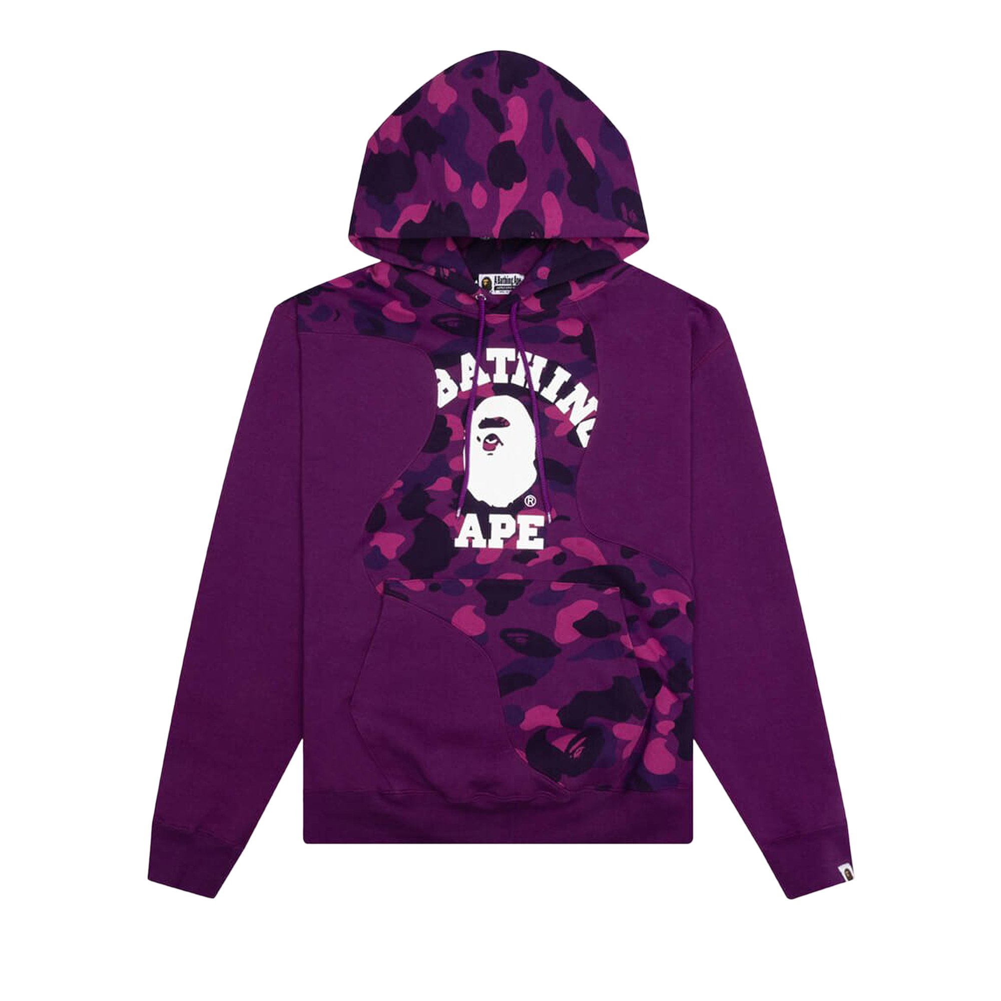 

Толстовка свободного покроя BAPE Color Camo College Cutting Фиолетовый