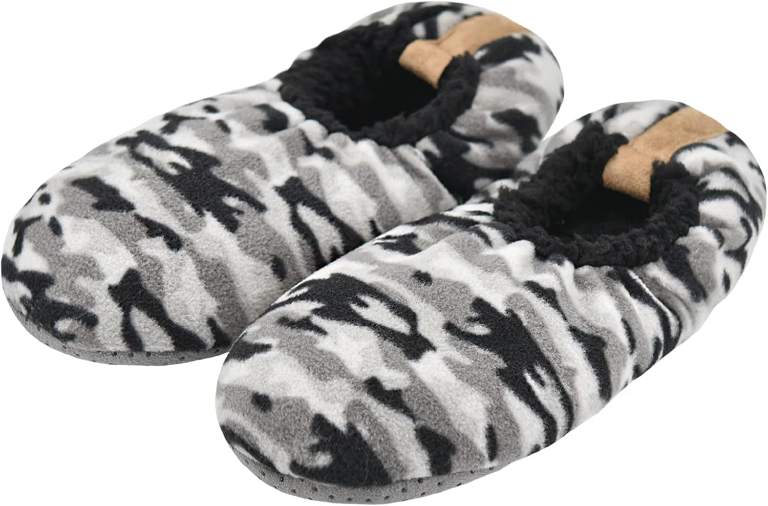 

Мужские носки-тапочки Panda Bros, низкие, супер мягкие и теплые, для дома с противоскользящей подошвой, черный