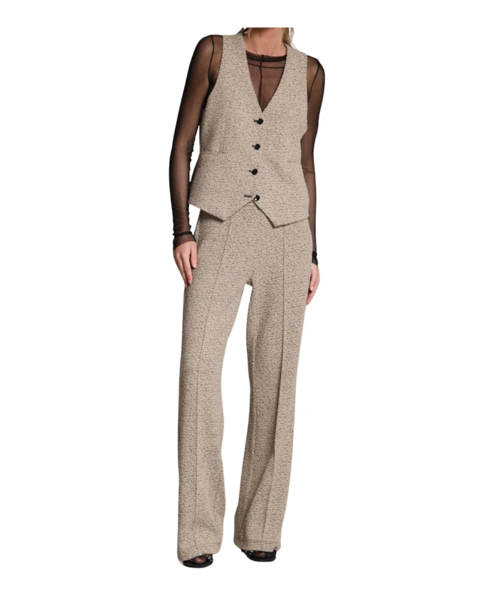 

Бежевые брюки-чиносы из буклированного трикотажа Mason'S, бежевый