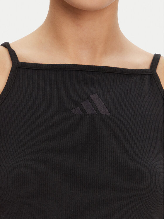 Топ облегающего кроя ALL SZN Rib JJ1224 Adidas, черный — фото 4