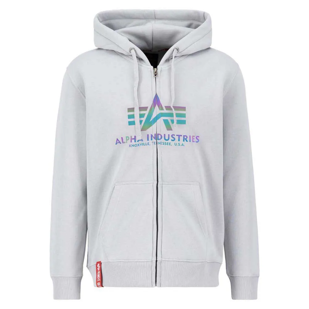 

Толстовка Alpha Industries Basic full zip, белый