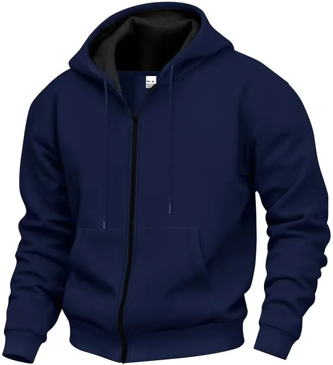 

Мужская худи с капюшоном на молнии, легкая, с карманом