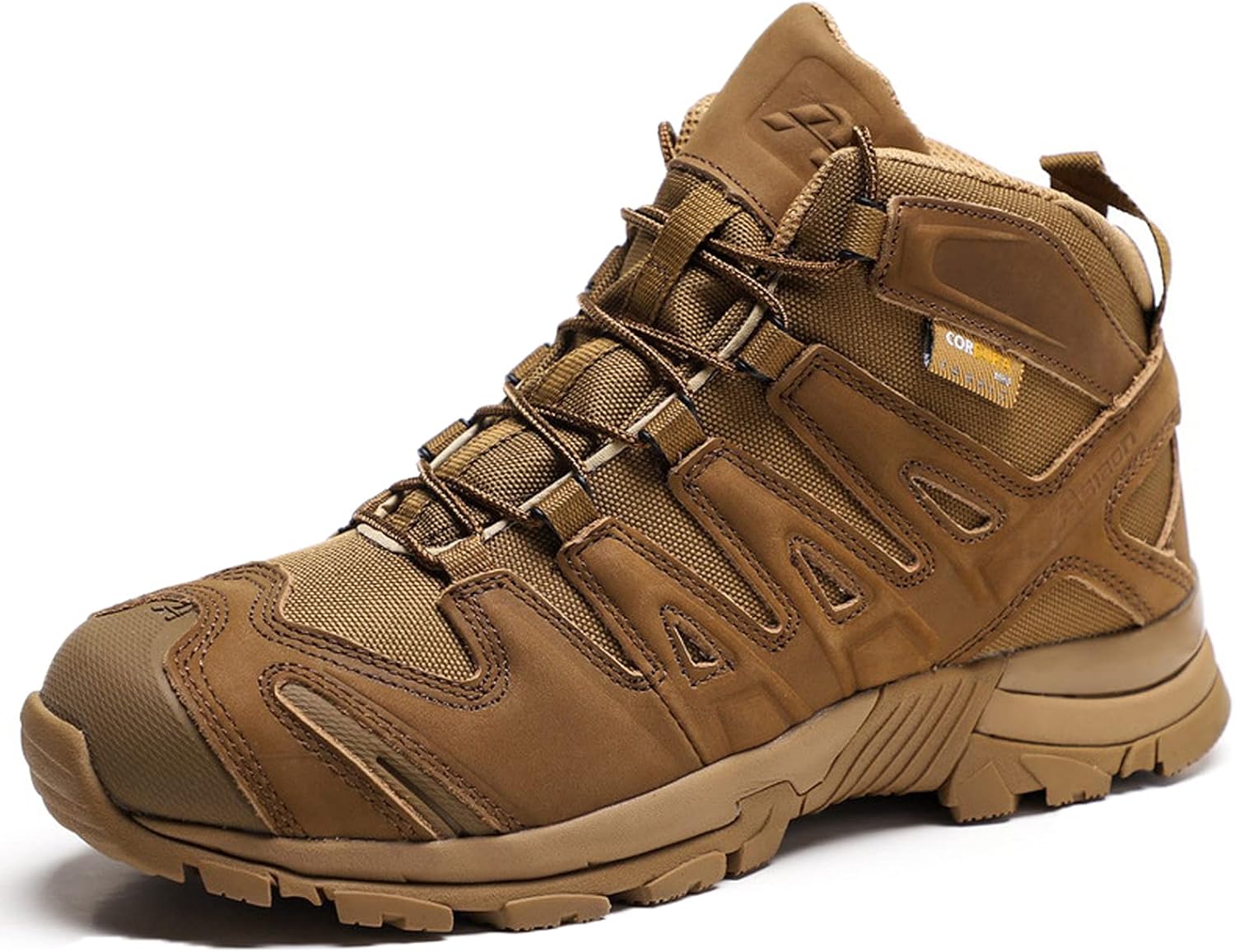 

Hongrenamz Мужские прогулочные ботинки Низкие походные туфли Шнурованные трекинговые ботинки Ботинки на щиколотку Для кемпинга, велоспорта, путешествий, походов Коричневые - EU45/US11