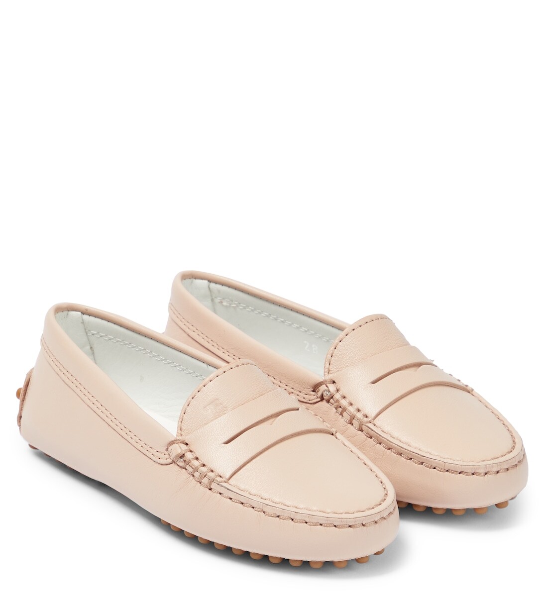 

Лоферы Gommino из кожи Tods, нейтральный