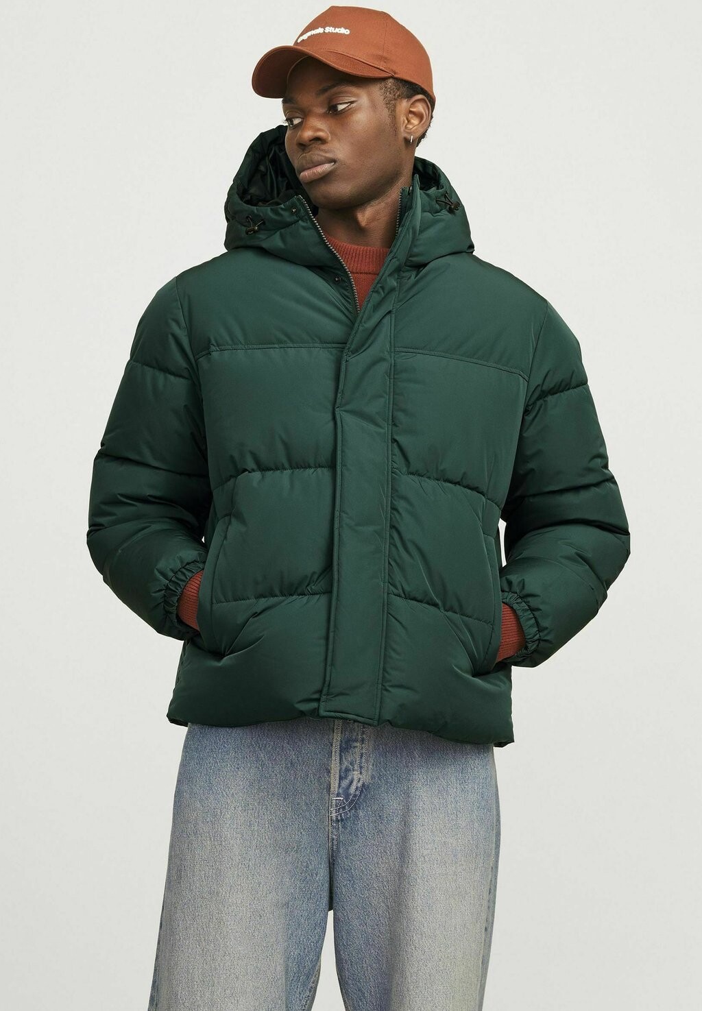 

Зимняя куртка JJEBRADLEY PUFFER Jack & Jones, темно-зеленый