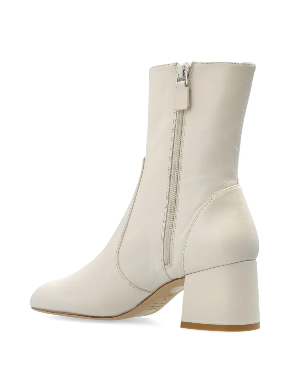 Ботильоны на каблуке Stuart Weitzman, белый — фото 4