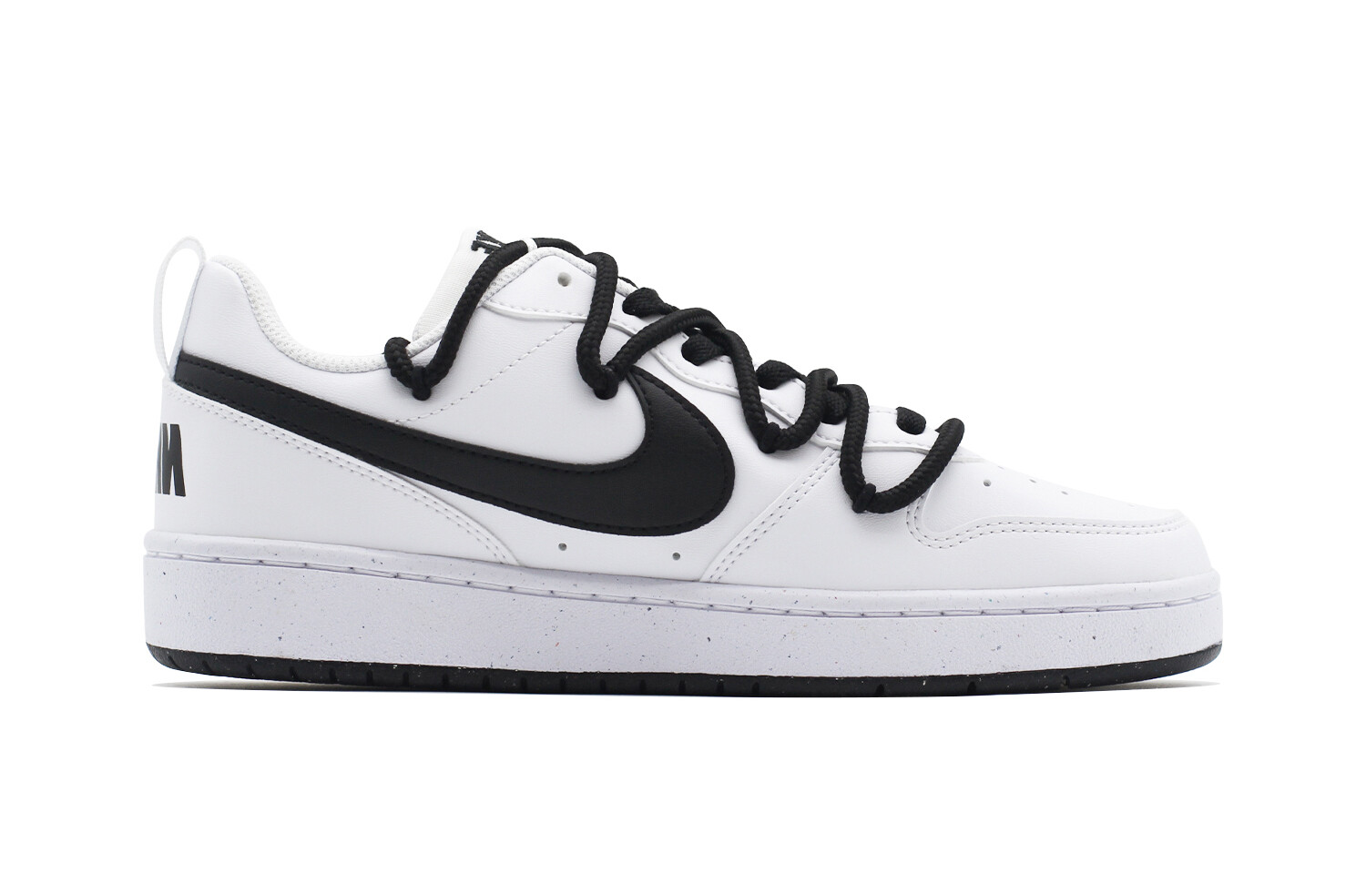 

Кроссовки Nike Court Borough Skateboard Shoes Women's Low-Top White Black, черный/белый