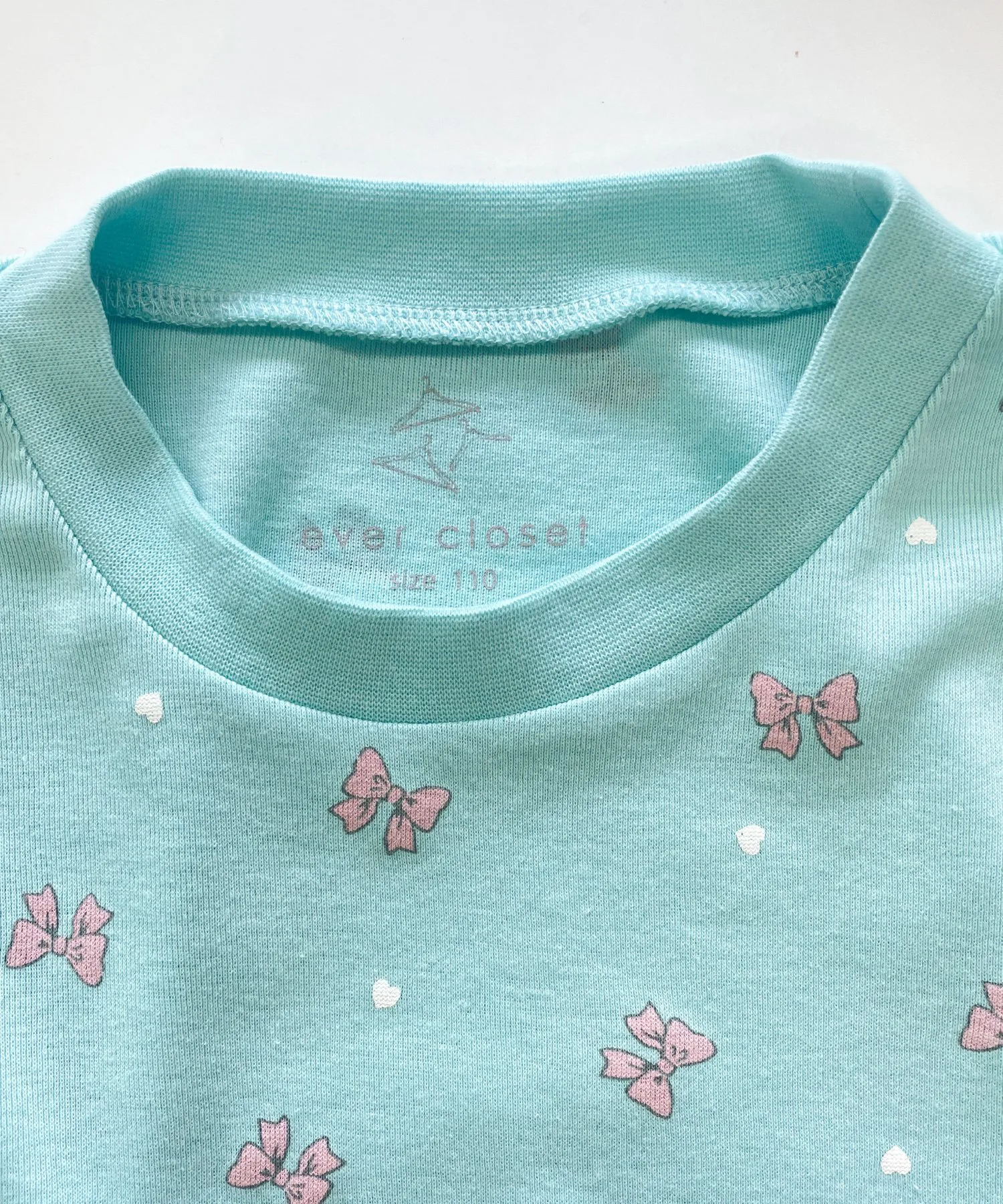 Домашняя одежда для девочек Ever Closet, Mint Ribbon — фото 3