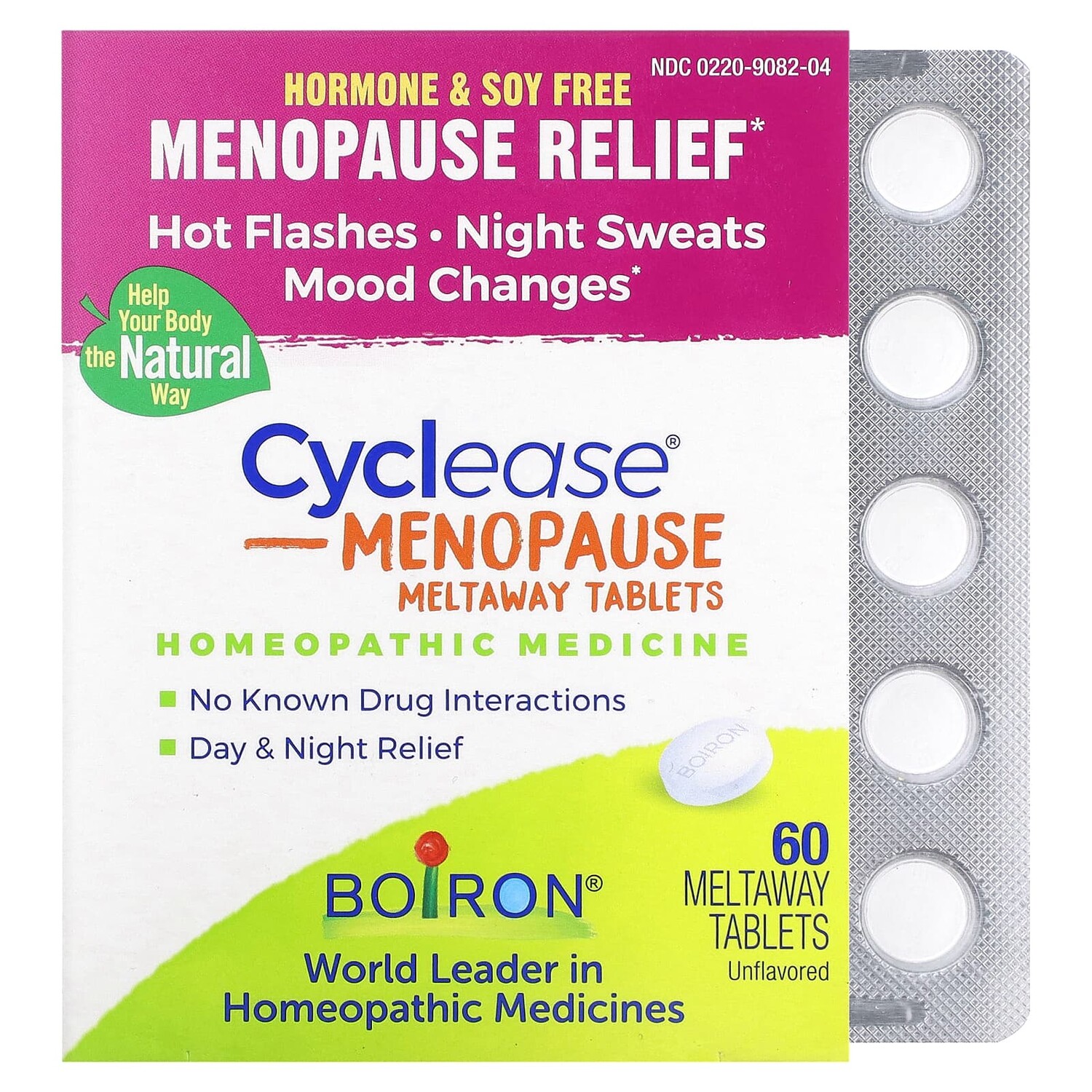 

Boiron Cyclease Menopause Без вкуса 60 таблеток