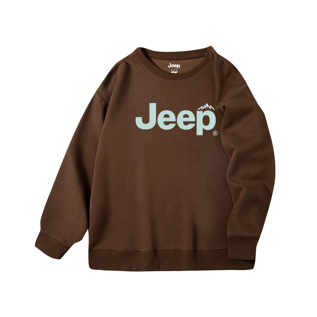 

Детский свитшот с круглым вырезом Moderate Jeep, coffee