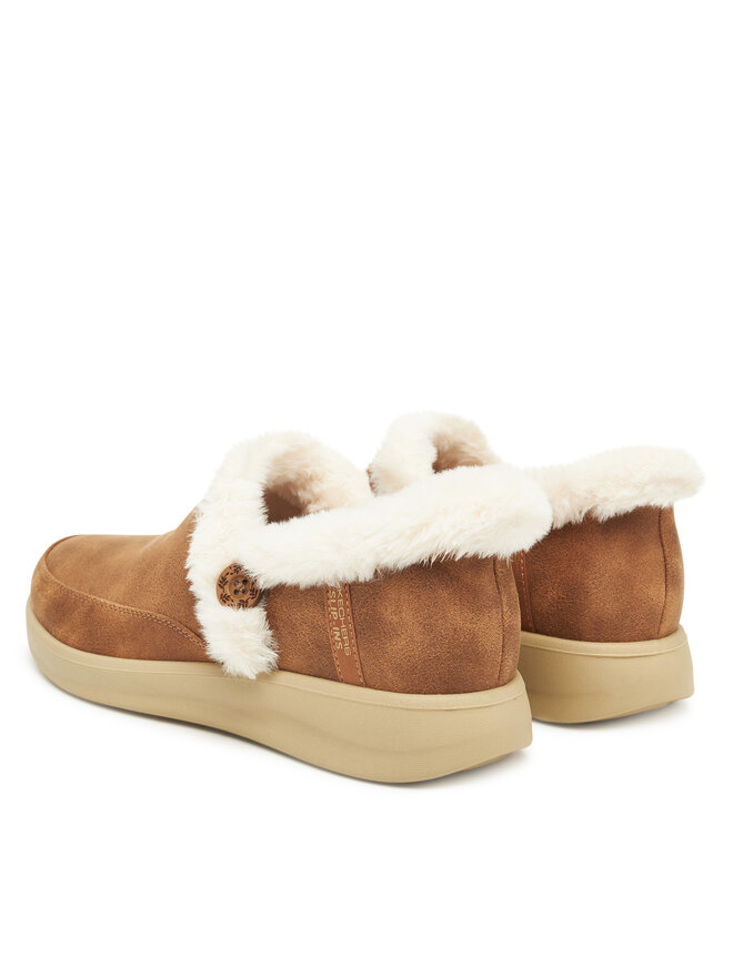 Домашние тапочки Cozy Escape 168114/CSNT Skechers, коричневый — фото 3
