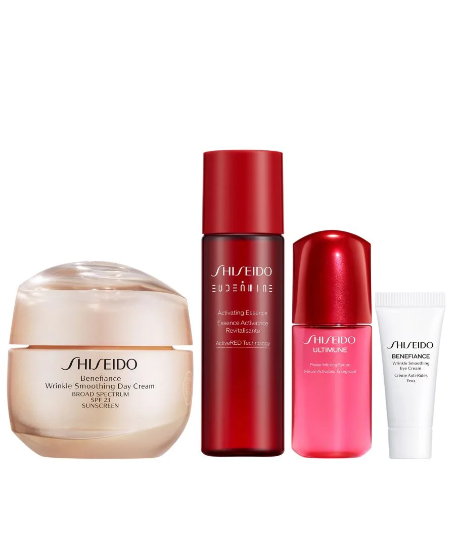 Shiseido Подарочный набор из 4 предметов для разглаживания и укрепления кожи с омолаживающим эффектом — фото 3