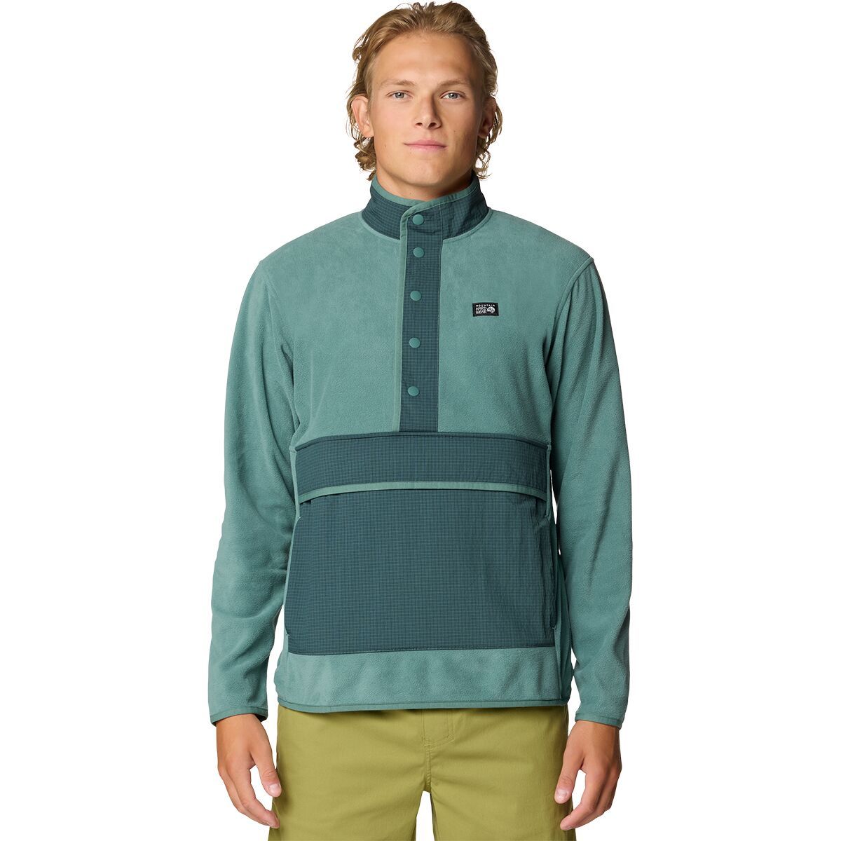 

Микрофлисовая толстовка на молнии Mountain Hardwear, голубой