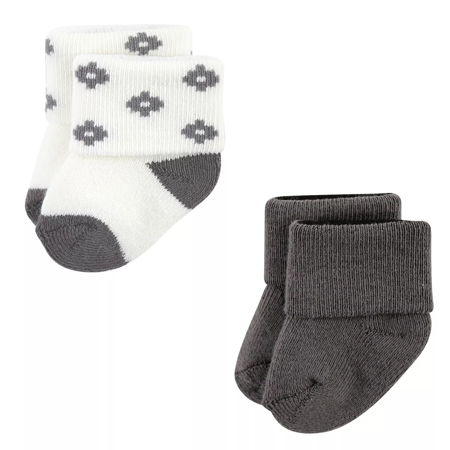 Носки Hudson Baby Cotton Rich для новорожденных и махровые носки, серые стрелки, 12 шт. Hudson Baby — фото 2