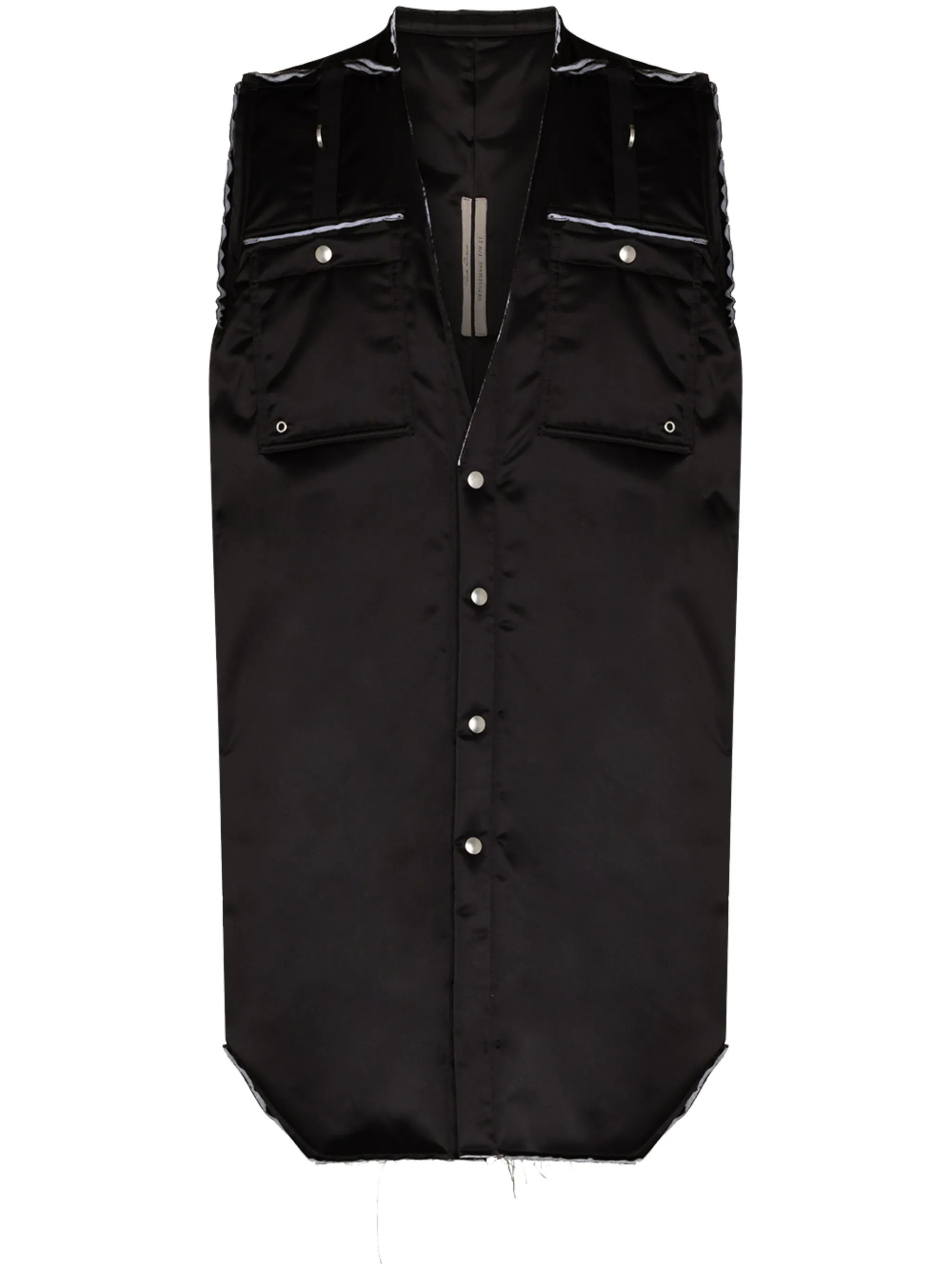 

Жилет Outershirt Rick Owens, черный