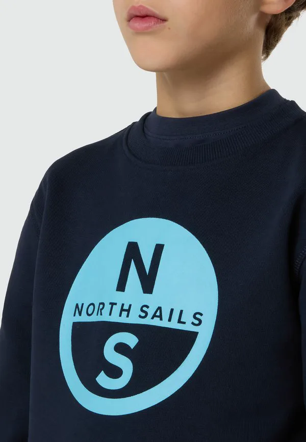 Толстовка с крупным логотипом North Sails, Navy Blue — фото 4