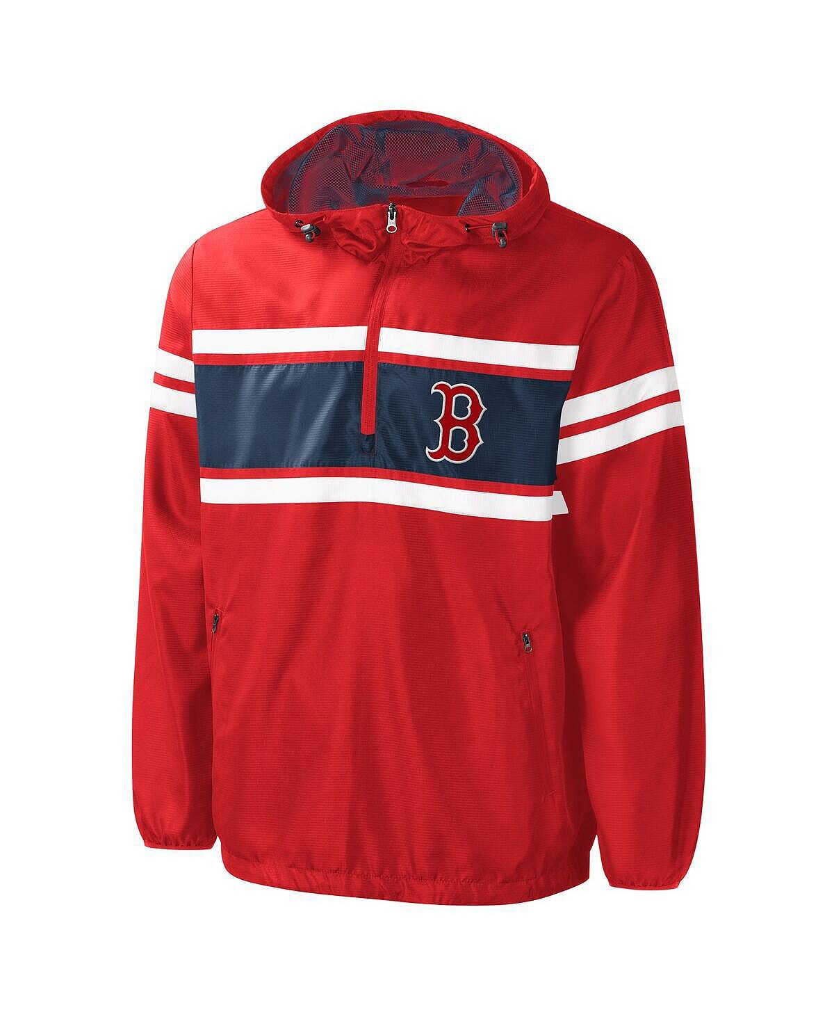 

Мужская ветровка с молнией на четверть красного цвета Boston Red Sox Game Score G-III Sports by Carl Banks, Красный, Мужская ветровка с молнией на четверть красного цвета Boston Red Sox Game Score G-III Sports by Carl Banks