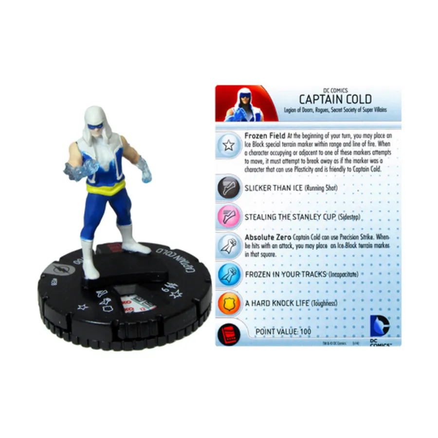 

Капитан Холод #038 (R), DC HeroClix - Flash - Singles