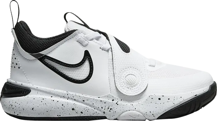 

Кроссовки Team Hustle D11 PS 'White Black', белый