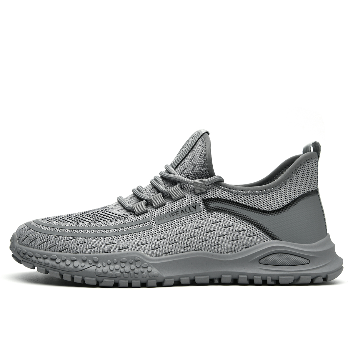 

HLA Дышащие и легкие мужские низкие кеды повседневные серые, цвет Gray