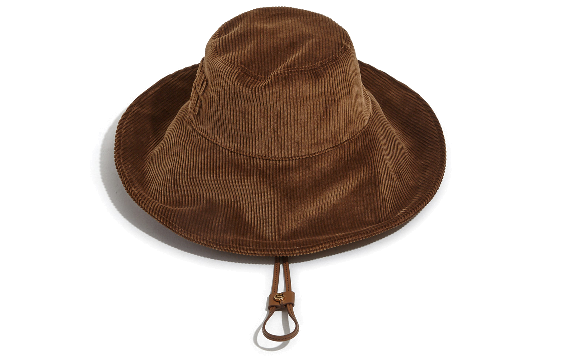 

MIU MIU Хлопковая шляпа-ведро мужская коричневая