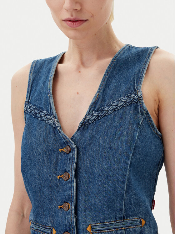 Жилет стандартного кроя 001WQ-0000 Levi'S, синий — фото 4