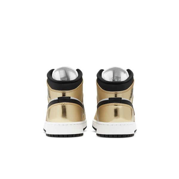 Кроссовки 1 mid se 'metallic gold' Air Jordan, золотой — фото 4