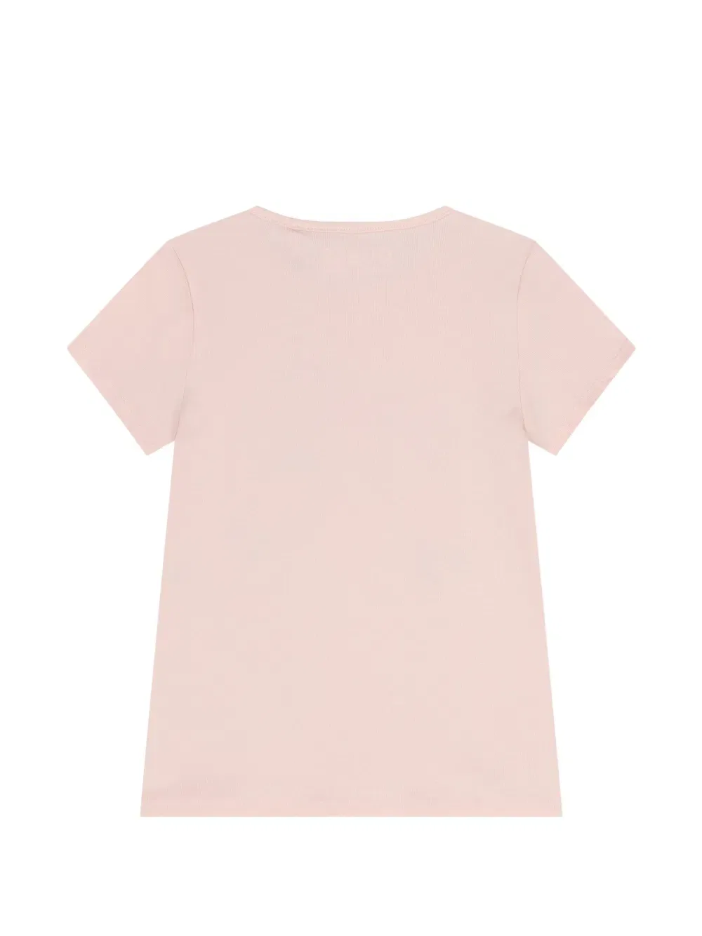 Футболка с графическим принтом и блестками Guess Kids, розовый — фото 2