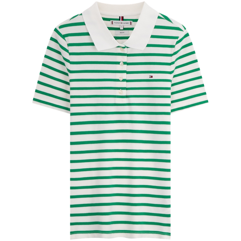 

Поло в полоску Tommy Hilfiger, синий