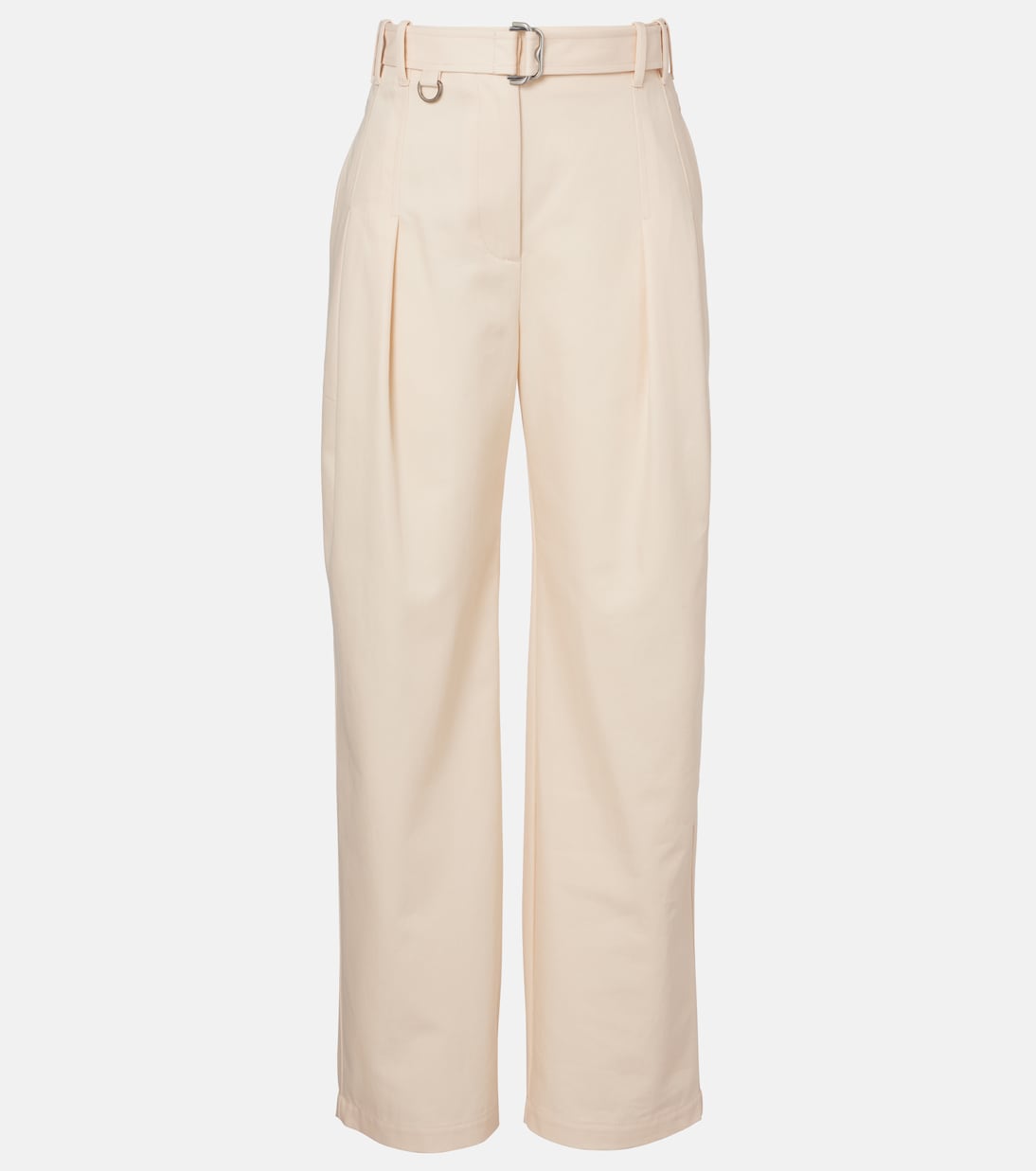 

Хлопковые габардиновые зауженные брюки Burberry, Lunar