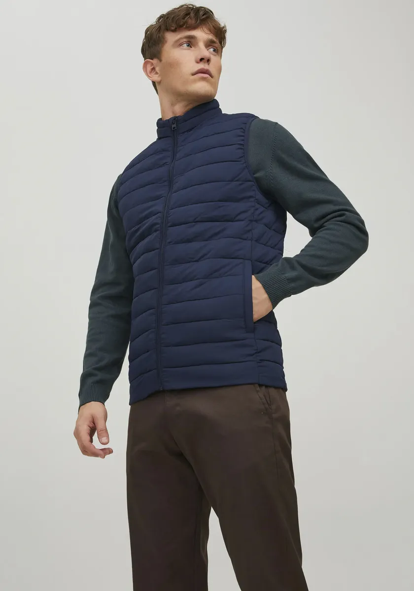 

Стеганый жилет Jack & Jones "RECYCLE BODYWARMER", цвет морской волны