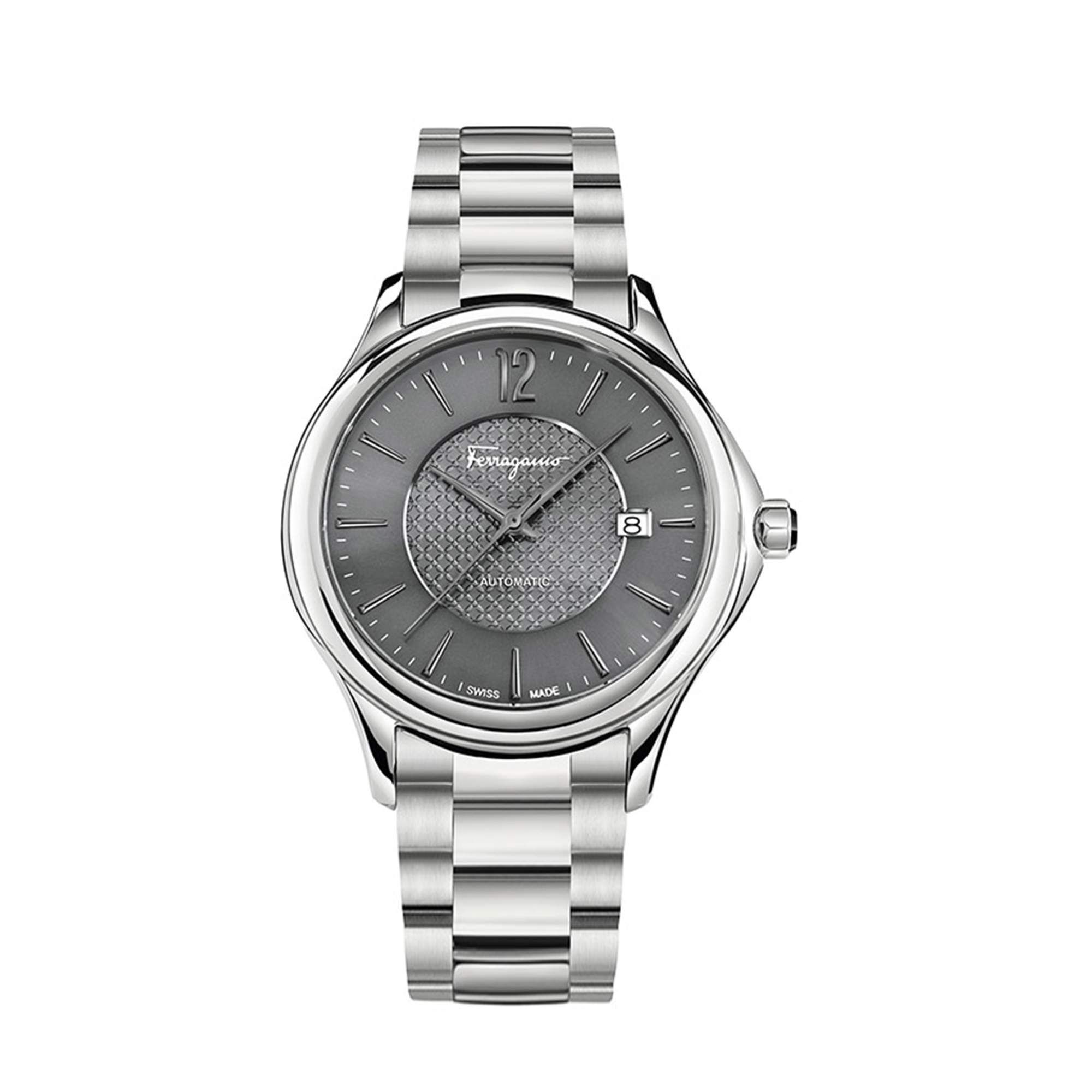 

Ferragamo Часы Wrist Watch Mechanical Movement Gray Dial Men's Watch, Gray