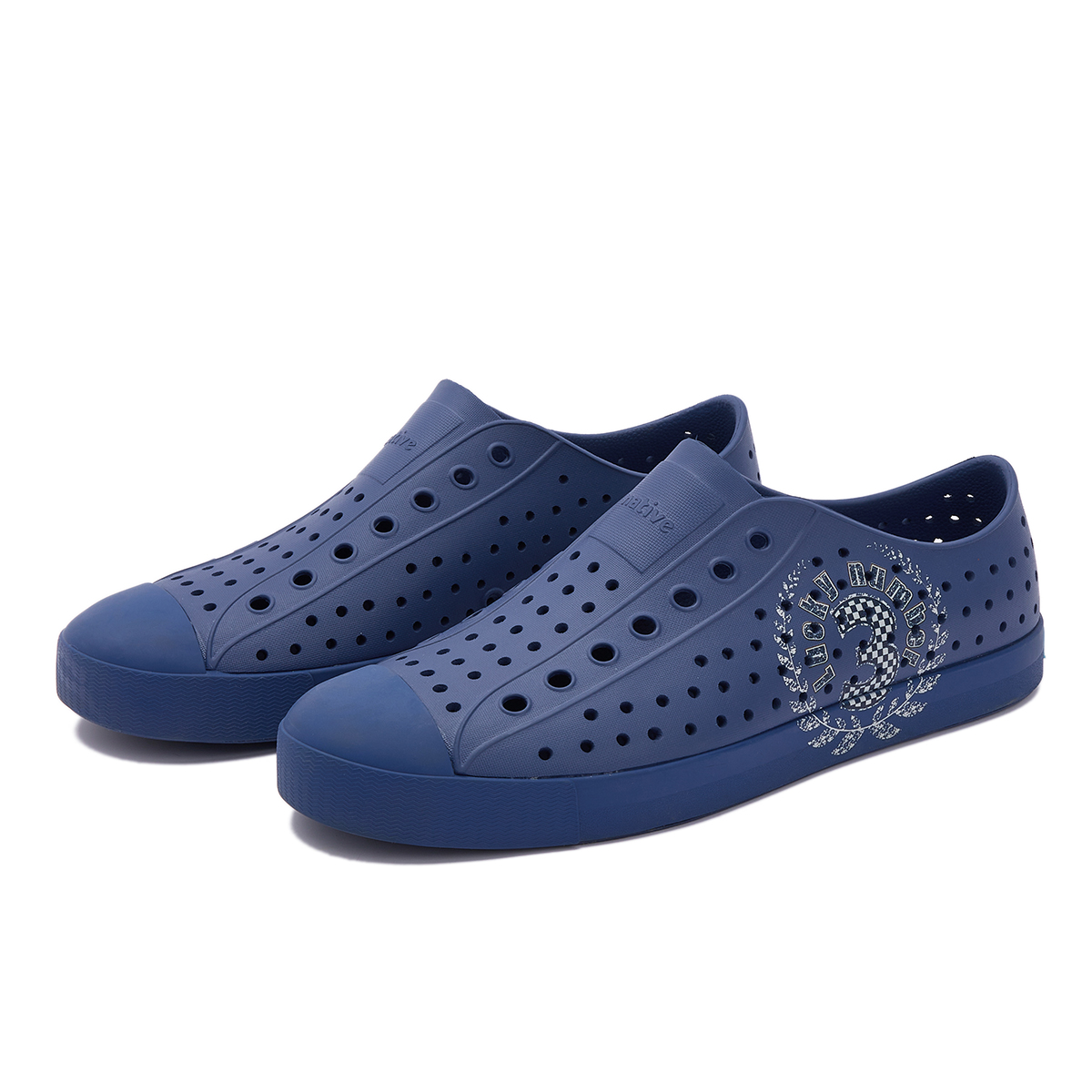 Jefferson Numbers Party Collection Кроксы Унисекс Тёмно-синий Native Shoes, Тёмно-синий | Lucky Numbers | Тёмно-синий — фото 3