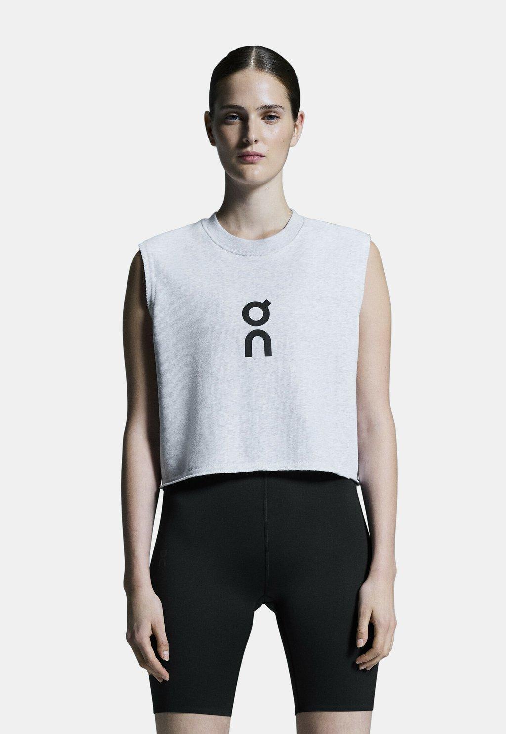 

Топ CLUB CREW CROP On, серый