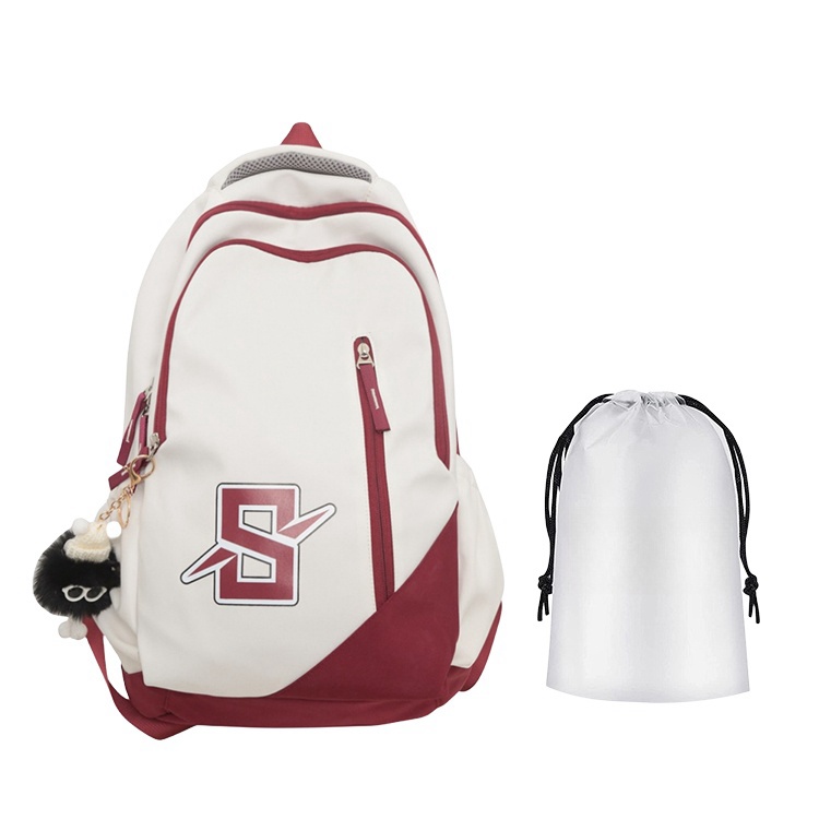 

QINNXER Нейлоновый рюкзак унисекс черный синий красный белый красный белый хаки белый синий, White Red