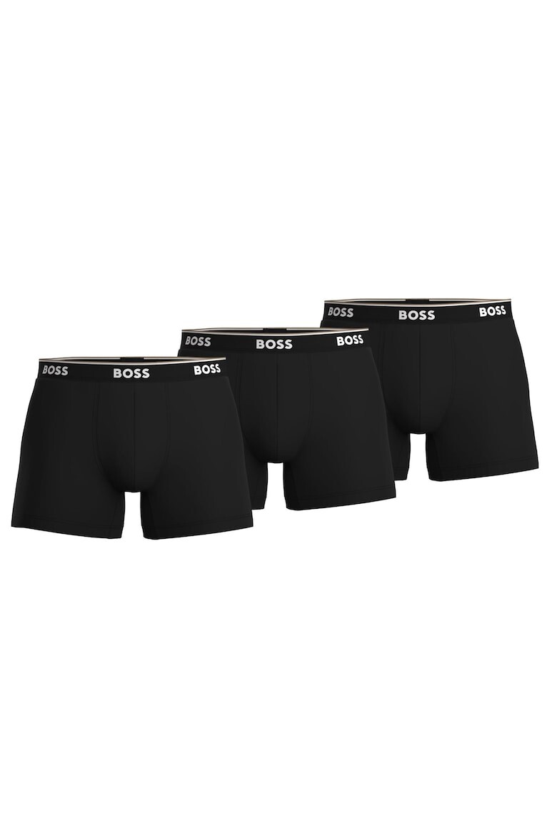 

Boss Мужские трусы-боксеры BOSS, 3 пары - B-Boxer Briefs 3P Power, хлопок стрейч, логотип B-BoxerBr 3P Power 12941 Boss, черный