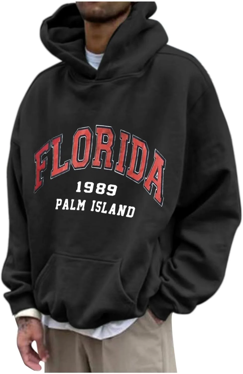 Толстовка Florida 1989 с капюшоном, леопардовый принт