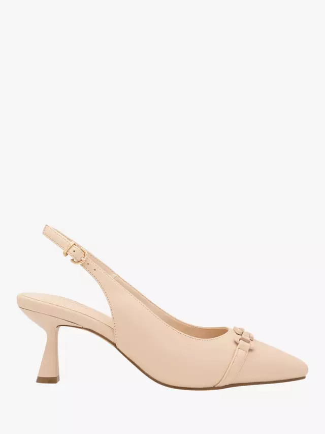 

Туфли-лодочки Paradox London Ivonne Flared Heel Slingback, цвет nude