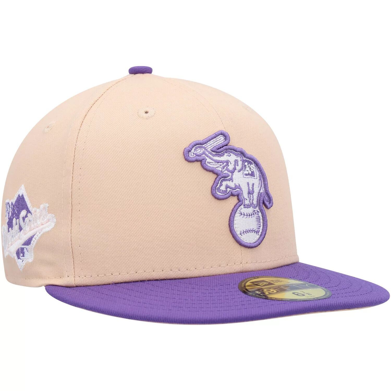 

Мужская бейсболка New Era оранжевого/фиолетового цвета с нашивкой World Series 1988 Oakland Athletics 59FIFTY.